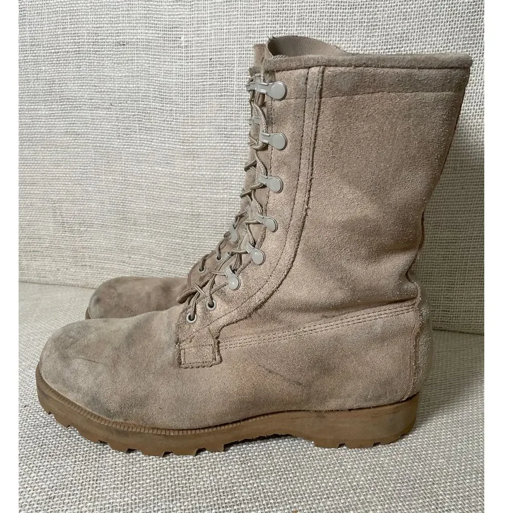 Military Field‎ Desert Combat Boots, Vibram Sole, Cold Weather inserts, Men's 12